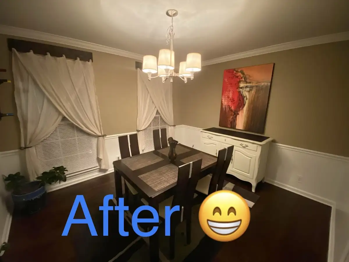 Professional dining room restoration after water damage in Todd Creek